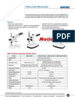 Motic Brand Continuous Stereo Zoom Microscopes