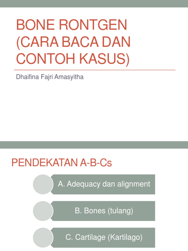 Bone Rontgen | PDF
