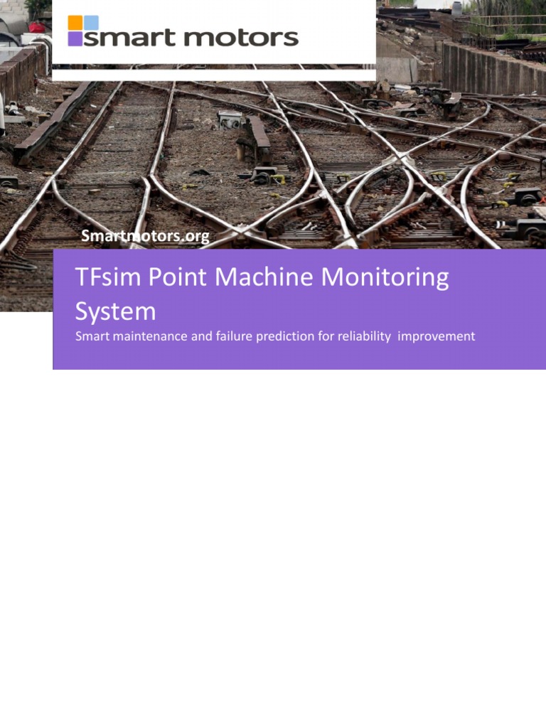 Smart Motors - Point Machine Monitoring | PDF | Monitoring (Medicine ...