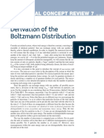 Derivation of The Boltzmann Distribution