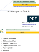 01a Apresentacao Da Disciplina 2017 1