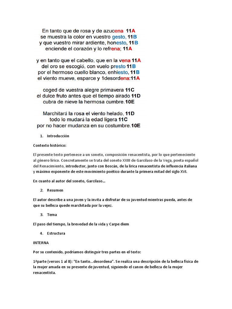 Garcilaso | PDF | Sonetos | Poesía