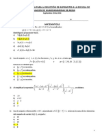 Prueba Academica para La Seleccion de Aspirantes A La Escuela de Formacion de Guardiamarinas de Arma