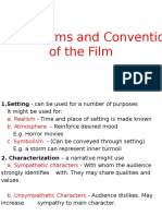 Different Forms and Conventions of The Film