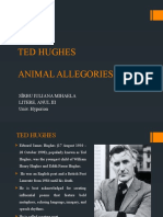 TED HUGHES - Animal Allegories