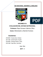 Evaluación Del Estado Nutricional