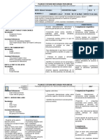 Estructura Curricular Cuarto Grado