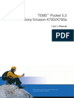 TEMS Pocket K790 Users Manual
