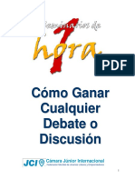 Como Ganar Cualquier Debate o Discusion