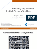 ACI - Presentation.settingbar BendingRequirementsForHigh StrengthSteelBars