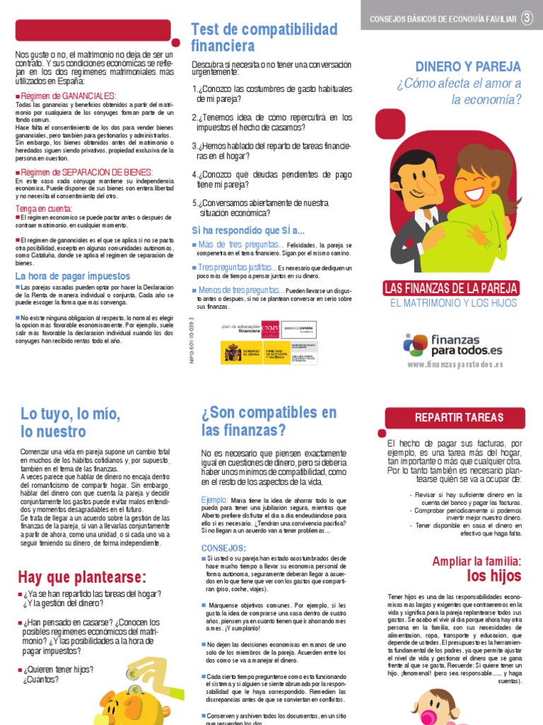 Finanzas en el Matrimonio: Claves y Consejos | PDF | Matrimonio | Dinero