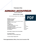 Adriana Lecouvreur Libretto