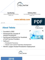Customer presentation. Telinta’s virtual office solution