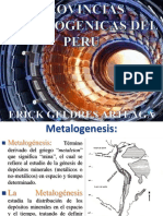 Provincias Metalogenicas PDF