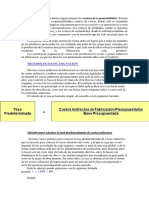 Para Asignar Los Costos Se Deben Asignar Primero Los Centros de Responsabilidad