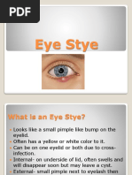 Stye | PDF | Ophthalmology | Rtt