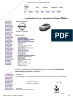 Manual de Mantenimiento y Reparaciones Nissan Platina PDF