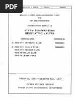 7-Steam Temperature Regulating Valves for Hfo Settling Tank, Hfo Clean Tank, Hfo Sludge Tank, Fo Drain Tank, Fi Drain Tank