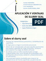 Aplicación y Ventajas de Slurry Seal PDF