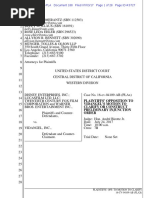 Opposition to VidAngel Motion to Clarify