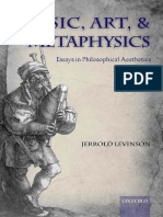 Jerrold Levinson-Music, Art, and Metaphysics - Essays in Philosophical Aesthetics - Oxford University Press, USA (2011) PDF