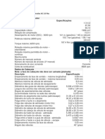 Dados técnicos Duratec 2.0 Flex