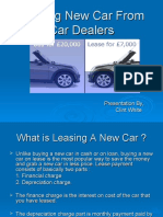 Car Dealers Leasing New Car