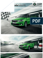 Fabia RS Catalogue 