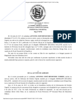 SALA CONSTITUCIONAL DEL TSJ DECLARA QUE FISCAL GENERAL DE LA REPÚBLICA INCURRE EN ABUSO DE PODER 