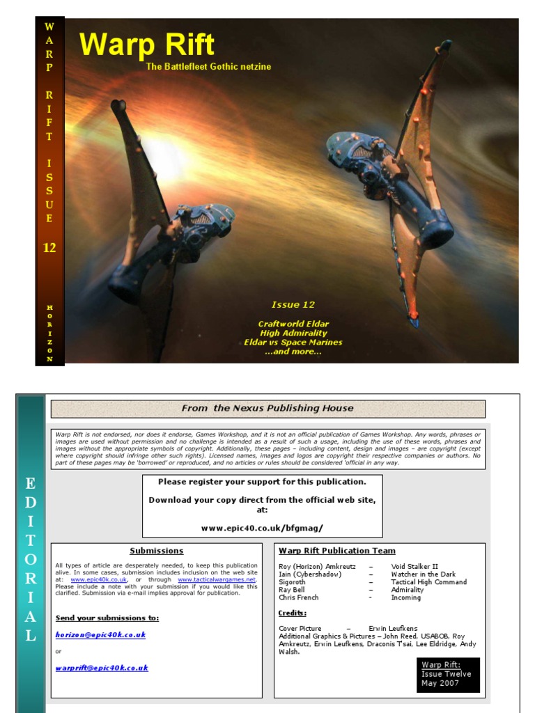 Craftworld Eldar Fleet Composition Guide | PDF | Cruiser | Battleship