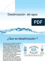 Desalinización Del Agua