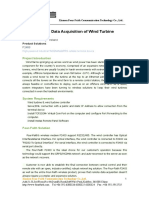 Remote Data Acquisition of Wind Turbine