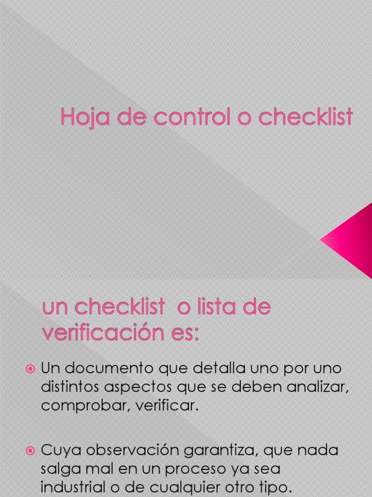 Chek List | PDF