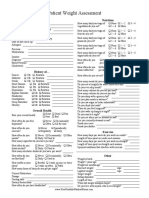 Patient Weight Assessment: General Nutrition