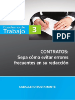 CONTRATOS - Sepa Como Evitar Errores en Su Redaccion