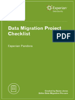 Datamigration Checklist