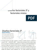Diseños Factoriales 3k y Factoriales Mixtos