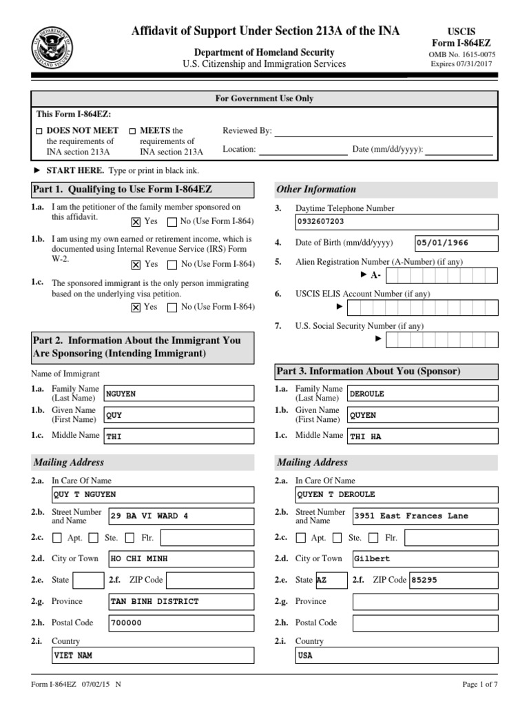 i-864ez-pdf-permanent-residence-united-states-united-states