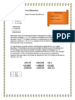Operaciones de Números Binarios PDF