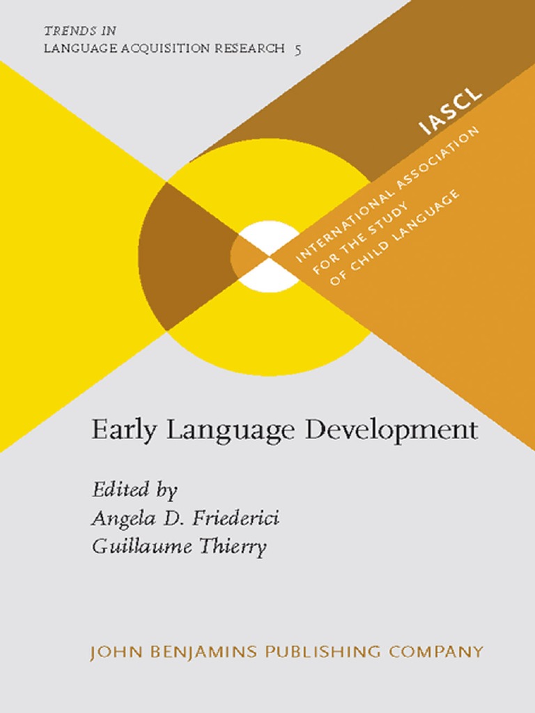 Early Language Development-Trends in Language Acquisition Research PDF ...