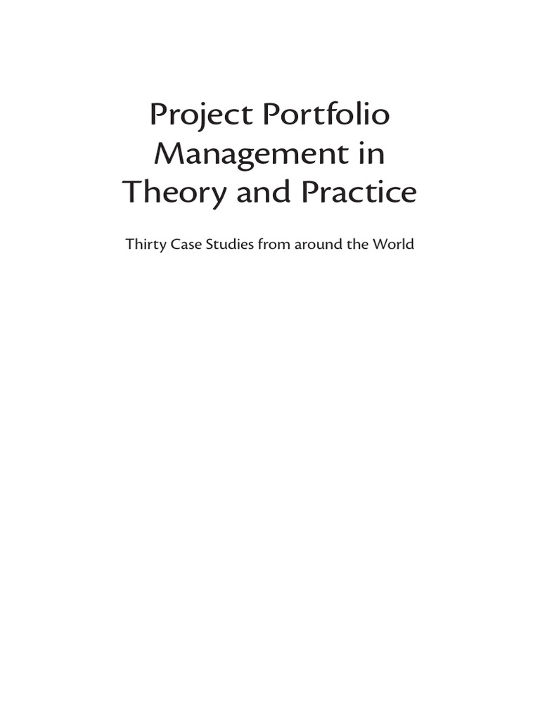 Best Practices and Advances in Program Management | PDF | Copyright ...