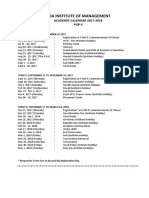 Academic Calendar PGP II