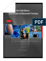 Non-Volatile Memory - Characterization and Measurement Techniques