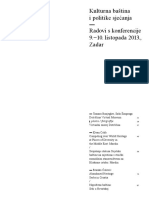 1.1.kulturna Bastina I Politike Sjecanja