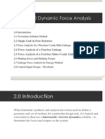 Lecture03 - Dynamic Force Analysis