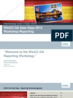 Wincc Oa User Days 2015 Reporting Wincc Oa