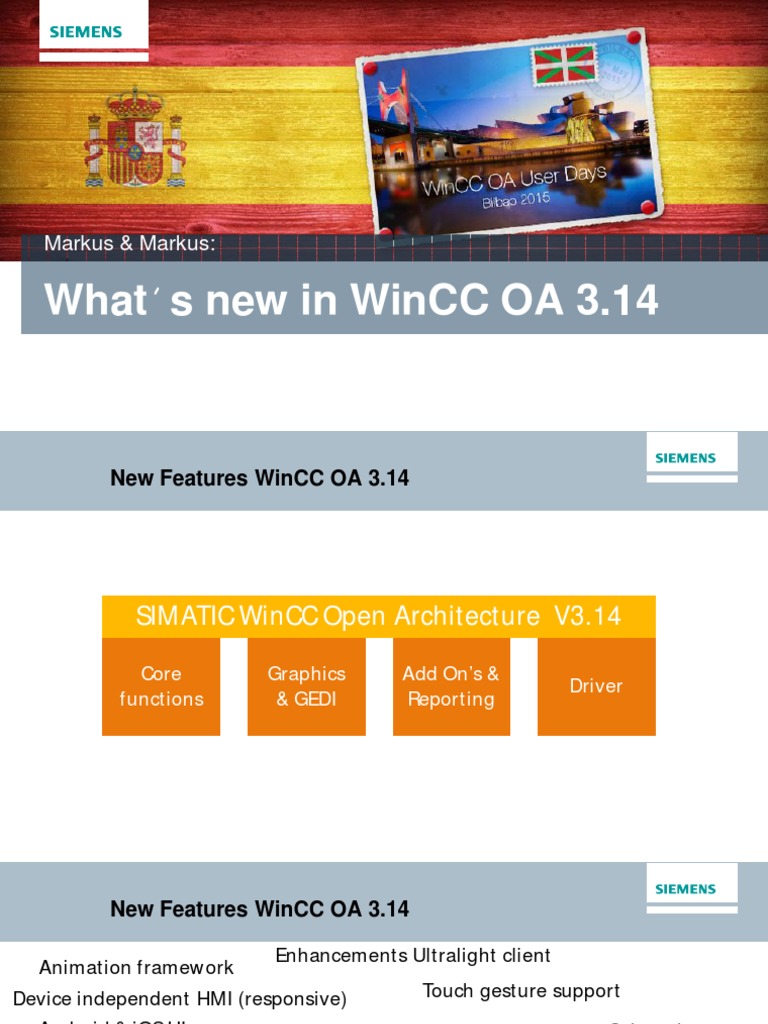 WinCC OA 3.14 New Features Overview | PDF | Device Driver | Simulation