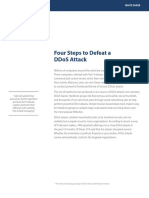 White Paper- Four Steps to Defeat a DDoS Attack