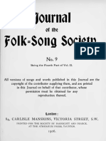 Journal of The Folk Song Society No.9