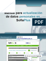 Manual Actualizacion Datos Sofiaplus